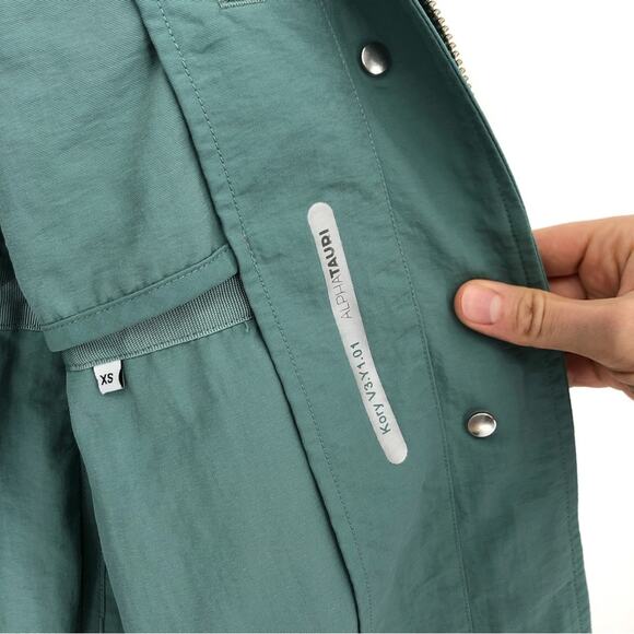ALPHATAURI Kory V3.Y1.01 Parka Jacket Teal XS - Picture 6 of 10